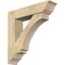 Ekena Millwork Imperial Traditional Rough Sawn Bracket w/ Offset Brace, Douglas Fir, 8"W x 34"D x 34"H BKT0806X34X34IMP01RDF - alternate 1